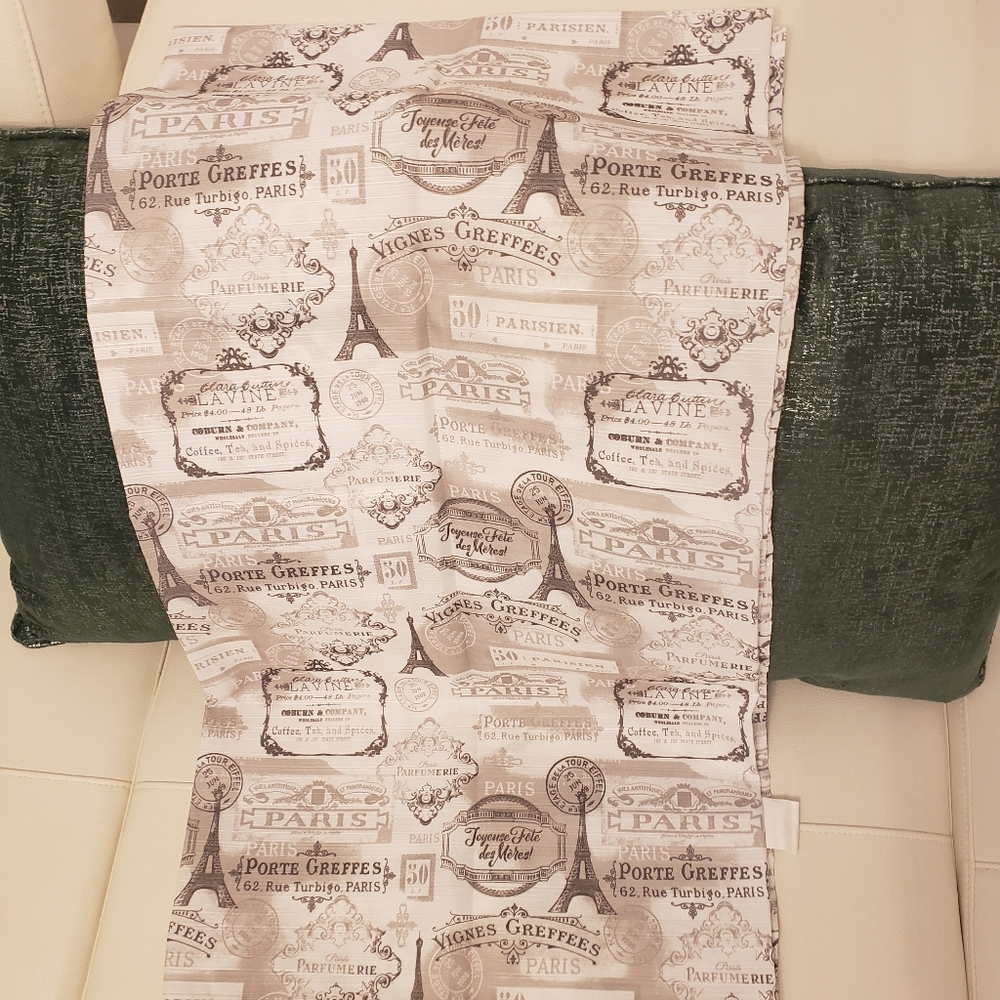 Paris theme shower curtain